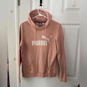 Puma light Pink Hoodie Medium
